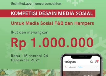 Kompetisi Desain Post Media Sosial by Unlimited App