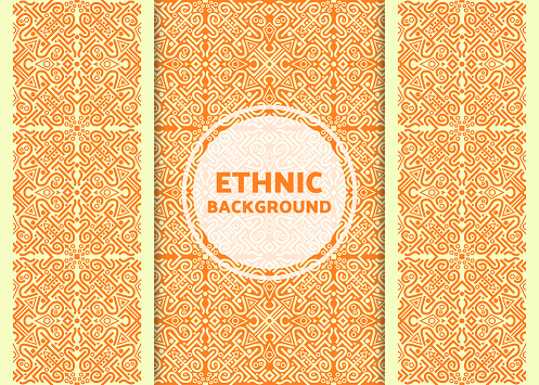 Desain Ethnic Background Keren